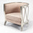 Artmax 4474-SF Upholstery Chair – Available in Penny Metallic, Whitewash Silverleaf, or Slate Gray - Home Elegance USA
