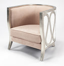 Artmax 4474-SF Upholstery Chair – Available in Penny Metallic, Whitewash Silverleaf, or Slate Gray - sold by Home Elegance USA