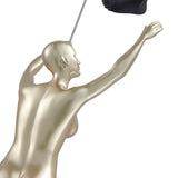 Climbing Couple Set of Two Wall Sculptures // Matte Black and Gold  | Finesse