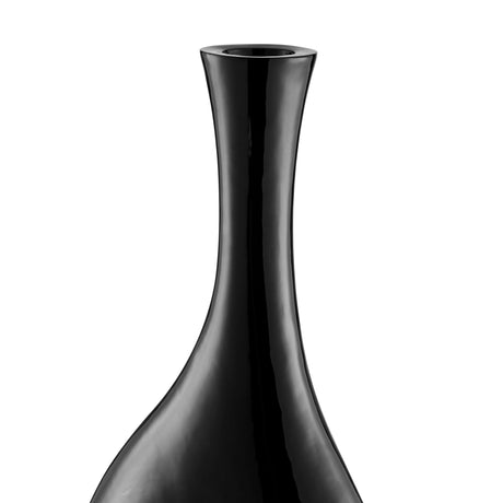 Trombone Vase // Large Black  | Finesse - sold by Home Elegance USA