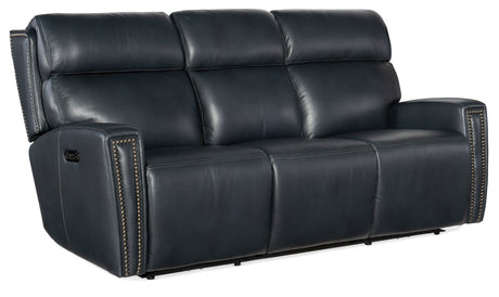 Ruthe Zero Gravity Power Sofa With PH & Hidden Console - Blue by Hooker Furniture - View 1