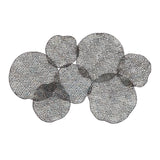 Ripley Metal Leaf Wall Art Silver - Gray by Uttermost - View 1