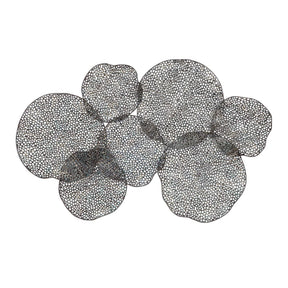 Ripley Metal Leaf Wall Art Silver - Gray by Uttermost - View 1