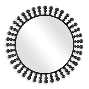 Aziel Round Mirror - Black by Uttermost - View 1