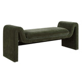 Manson Bench Moss - Dark Green by Uttermost - View 6