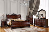 Bellefonte - 4 Piece Queen Bedroom Set - Brown Cherry | Home Elegance USA