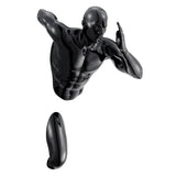 Set of Two Wall Runners Sculptures // White & Black  | Finesse - Home Elegance USA