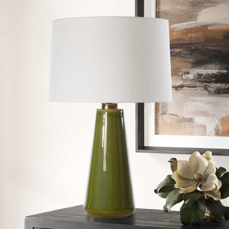 Kelley Table Lamp - Green by Uttermost - View 3