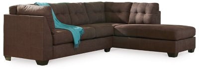 Ashley Walnut Maier 45221S2 2 - Piece Sectional with Chaise - Chenille | Home Elegance USA