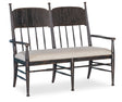 Americana Dining Bench - Dark Brown / Beige by Hooker Furniture - View 1