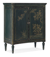 Charleston Two-Door Accent Chest - Dark Green by Hooker Furniture - View 1