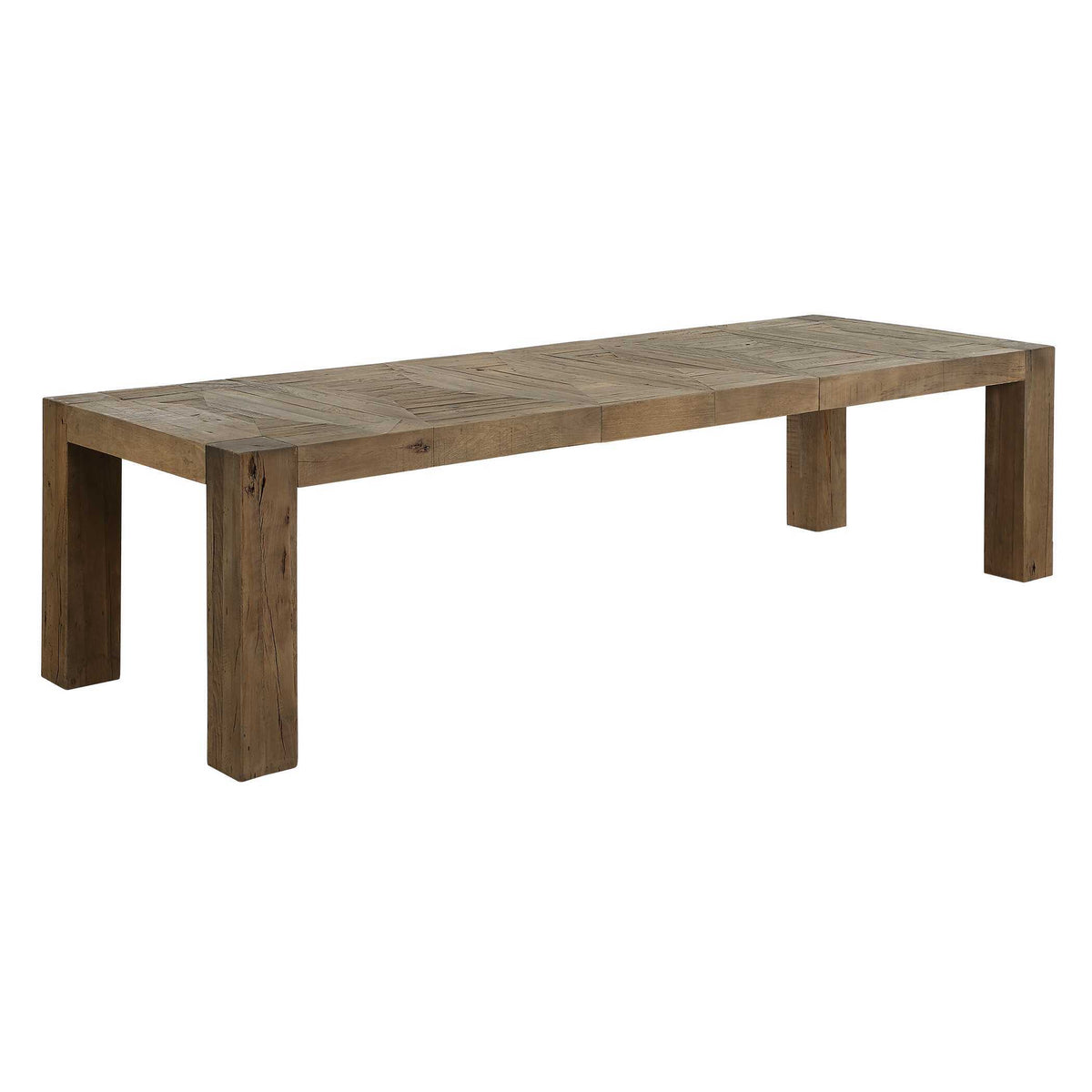 Aldan Reclaimed Dining Table Oak - Light Brown by Uttermost - View 3