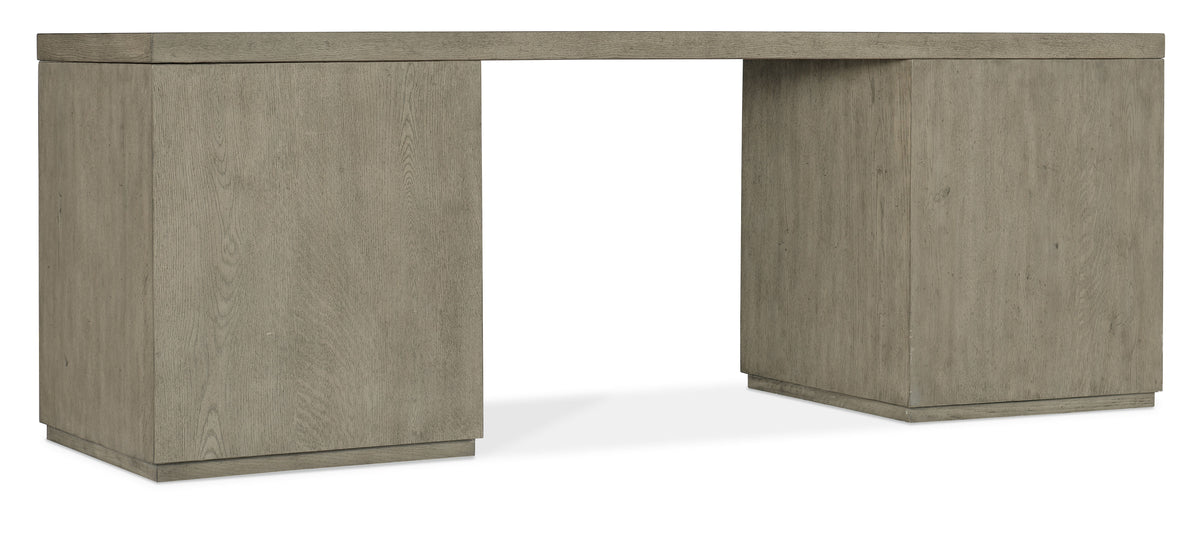 Linville Falls 84" Desk With Two Files - Gray by Hooker Furniture - View 3