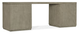 Linville Falls 84" Desk With Two Files - Gray by Hooker Furniture - View 3