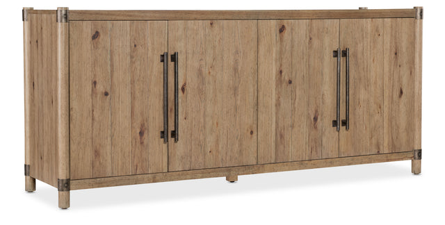 Vineyard Row Entertainment Credenza - Light Brown by Hooker Furniture - View 1