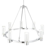 Victory 8 Light Chandelier //  Chrome  | Finesse -  Home Elegance USA