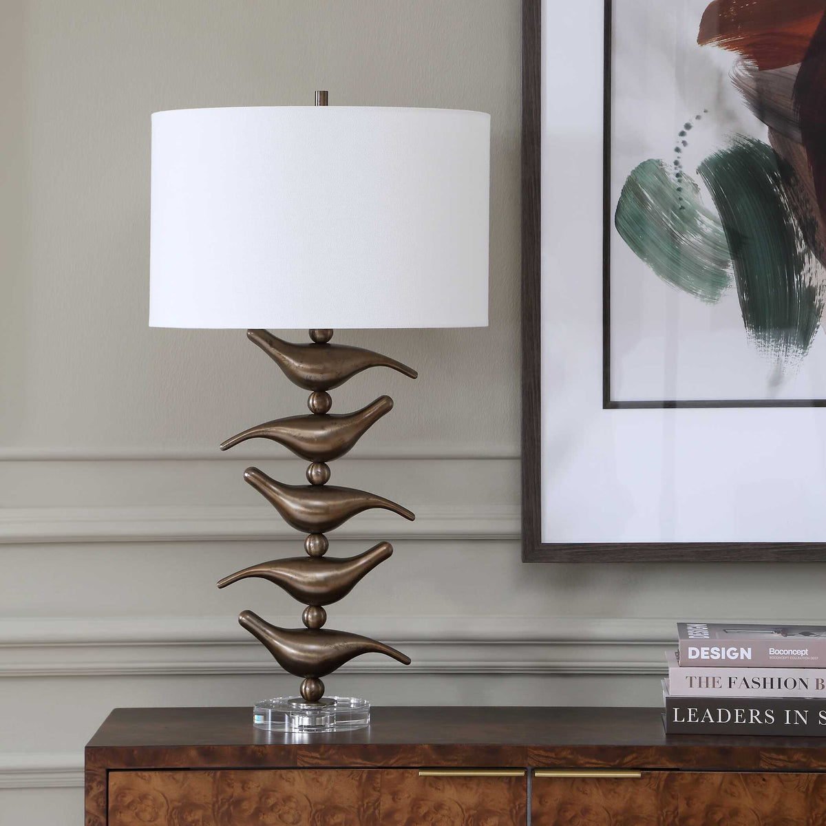 Sing Song Table Lamp - Bronze by Uttermost - View 5