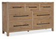 Vineyard Row Seven-Drawer Dresser - Light Brown by Hooker Furniture - View 1