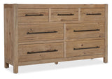Vineyard Row Seven-Drawer Dresser - Light Brown by Hooker Furniture - View 1