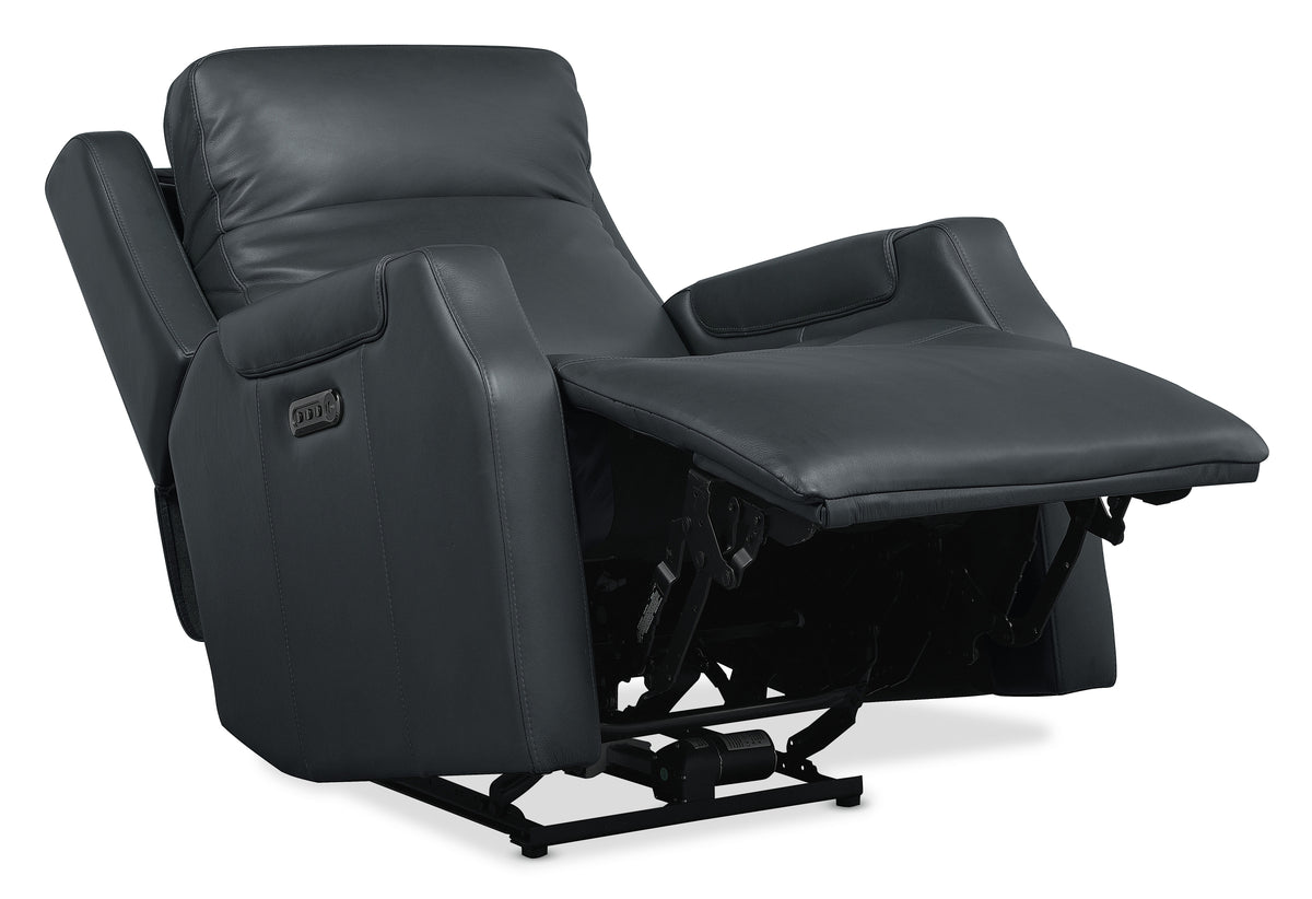 Nelson Zero Gravity Power Recliner With Power Headrest And Lumbar - Black by Hooker Furniture - View 4