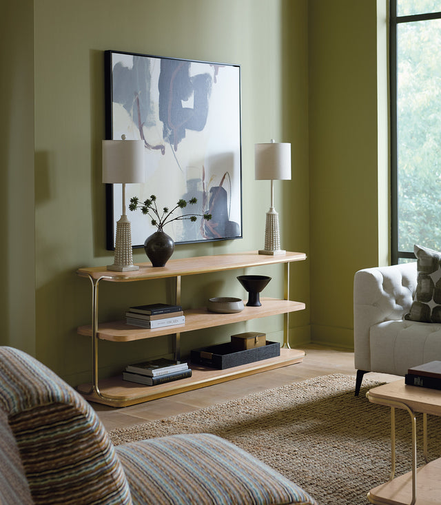 Banyon Bay Console Table Desert Oak - Light Brown by Hooker Furniture - View 2