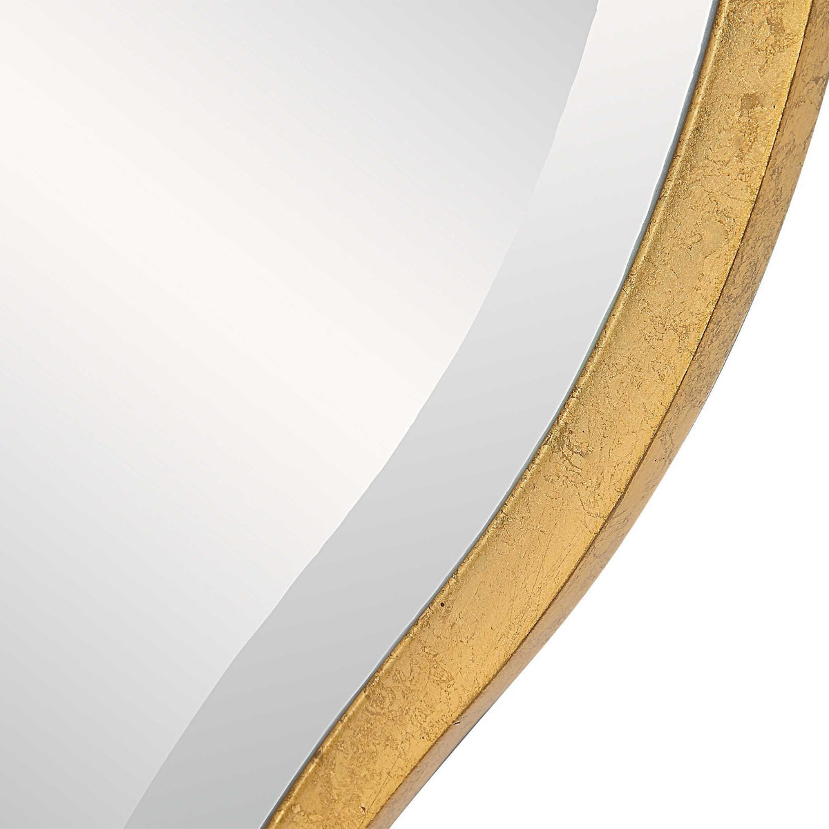 Aneta Large Round Mirror - Gold by Uttermost - View 6