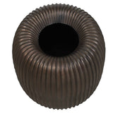 Vector Ridge Indoor-Outdoor Planter - Bronze by Uttermost - View 3