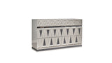 Lavita Modern & Contemporary Style 6- Drawer Dresser Made with Wood and Gold Accents in River Sand Grey      same asG150109276  (NJ inventory)