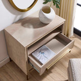Alessia Modern Side Table Light Oak - Light Brown by Uttermost - View 4