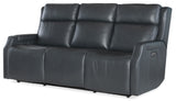 Nelson Zero Gravity Power Sofa With Power Headrest And Lumbar - Black by Hooker Furniture - View 4