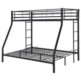 Twin / Full Bunk Bed - Hayward Twin Over Full Bunk Bed Black
