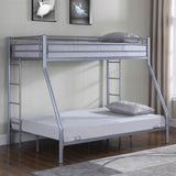 Twin / Full Bunk Bed - Hayward Twin Over Full Bunk Bed Silver