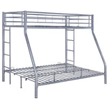 Twin / Full Bunk Bed - Hayward Twin Over Full Bunk Bed Silver