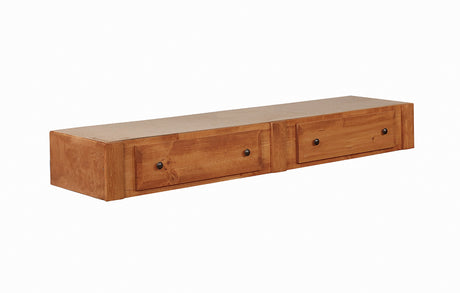 Under Bed Storage - Wrangle Hill 2-drawer Under Bed Storage Amber Wash