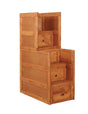 Stairway Chest - Wrangle Hill 4-drawer Stairway Chest Amber Wash