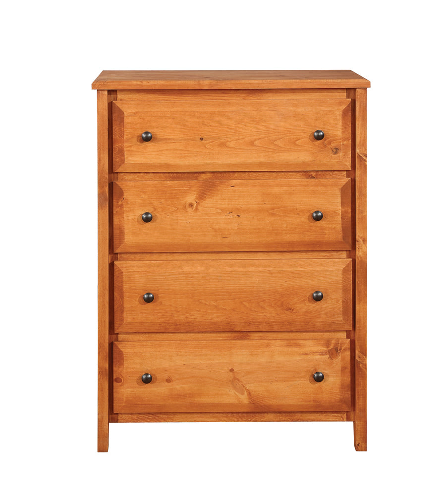 Chest - Wrangle Hill 4-drawer Chest Amber Wash