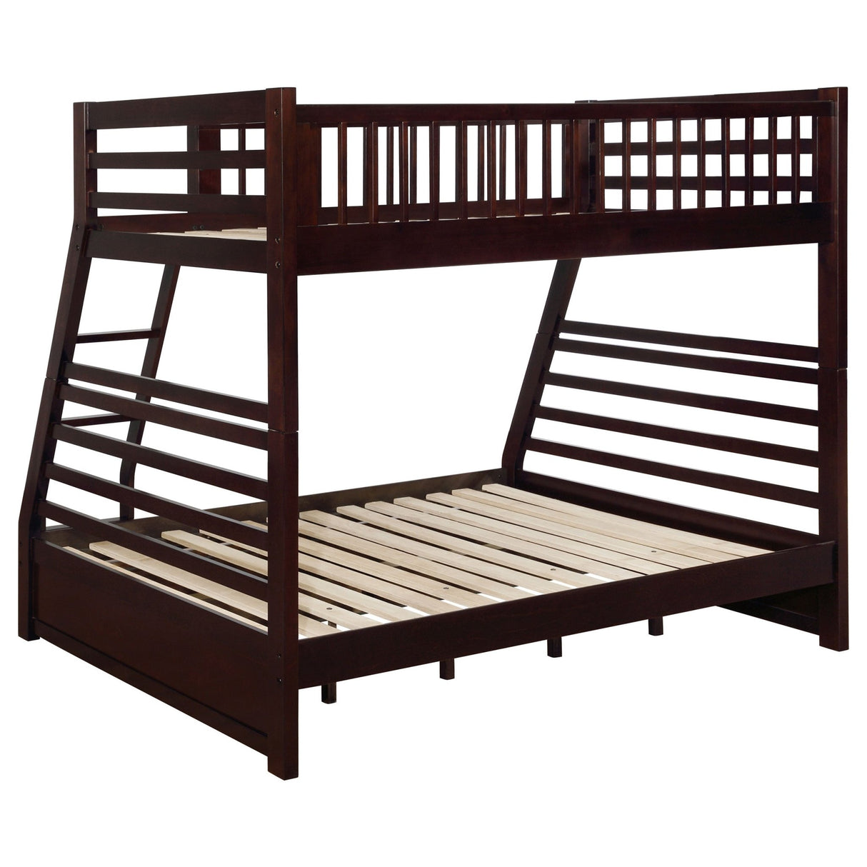 Ashton Twin Over Full 2 - drawer Bunk Bed Cappuccino | Coaster - 460184 - Home Elegance USA - 4