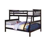 Twin / Full Bunk Bed - Chapman Twin Over Full Bunk Bed Black