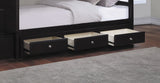 Under Bed Storage - Elliott 3-drawer Under Bed Storage Cappuccino