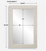 Everest Ivory Stone Mirror - Beige by Uttermost - View 7