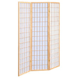 3 Panel Room Divider - Carrie 3-panel Folding Screen Natural and White