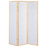 Carrie 3 - panel Folding Screen Natural and White - 4621 - image - 4