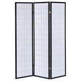 Carrie 3 - panel Folding Screen Black and White - 4622 - image - 5