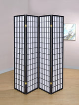 Roberto 4 - panel Folding Screen Black and White - 4624 - image - 2