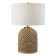 Kendari Rope & Rattan Table Lamp - Yellow by Uttermost - View 1