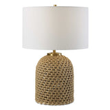 Kendari Rope & Rattan Table Lamp - Yellow by Uttermost - View 1