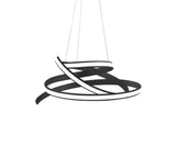 Oslo LED Adjustable Chandelier // Black  | Finesse -  Home Elegance USA