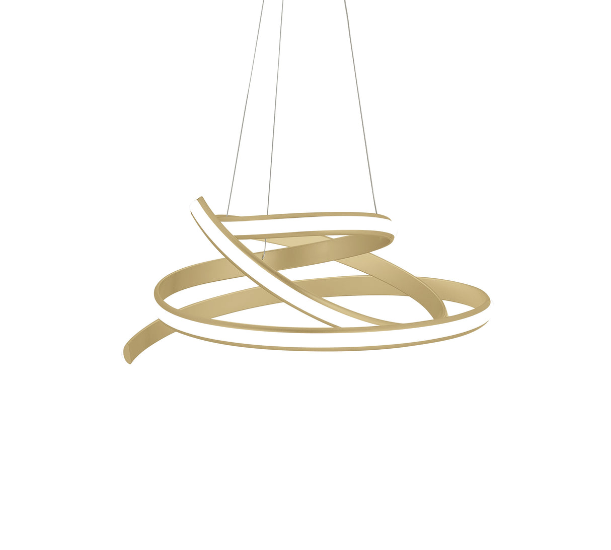 Oslo LED Adjustable Chandelier // Gold  | Finesse
