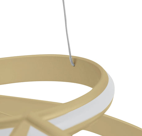 Oslo LED Adjustable Chandelier // Gold  | Finesse - sold by Home Elegance USA