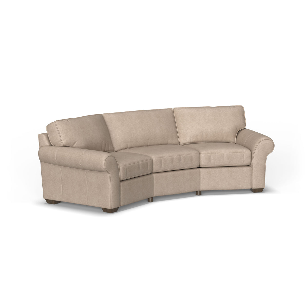 Vail Leather Conversation Sofa | Flexsteel